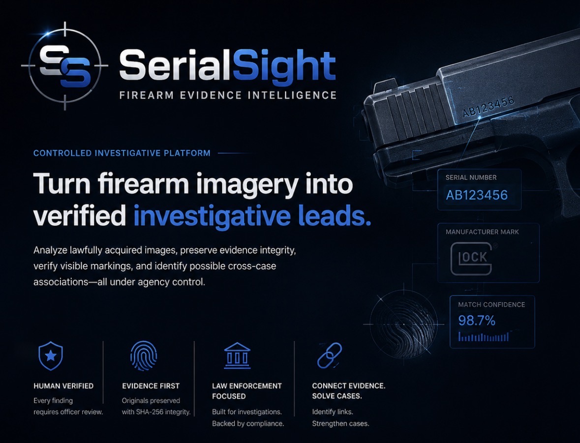 SerialSight firearm evidence intelligence platform overview